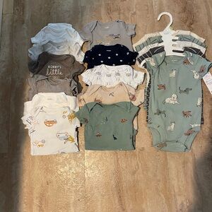 Carter's Assorted Color Bodysuits Set
